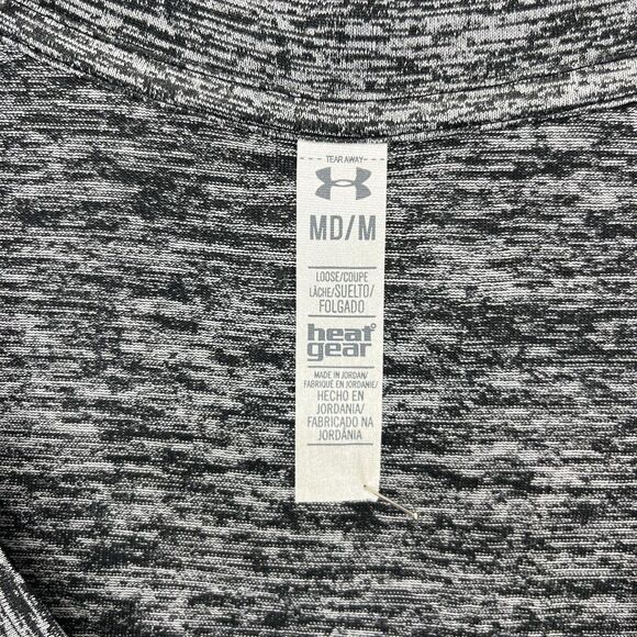 Under Armour Shirt Womens Medium HeatGear V-Neck Short Sleeve Athletic 1258568 - Picture 13 of 16